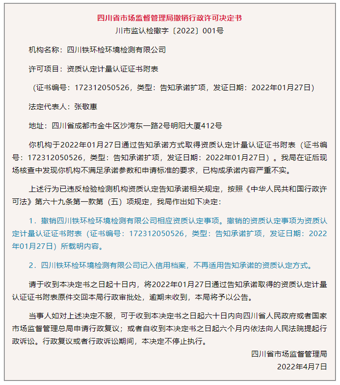 最高處罰百萬！一大批計量、檢測機構相關違法案件被查處曝光
